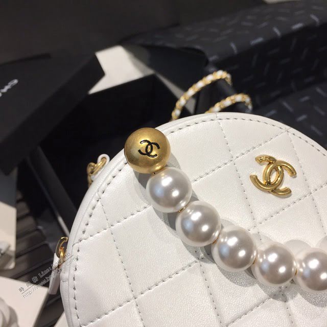 Chanel女包 AP0999 2020早春新款 Chanel小圓餅珍珠包  djc4027